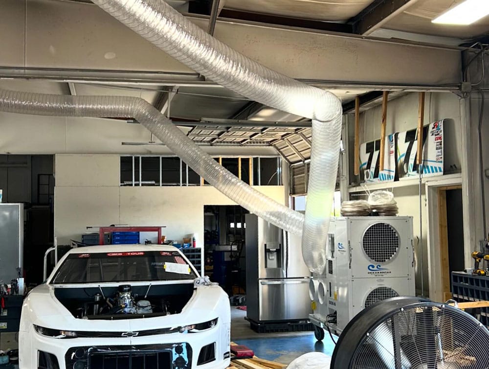 temp ac at auto shop in NC