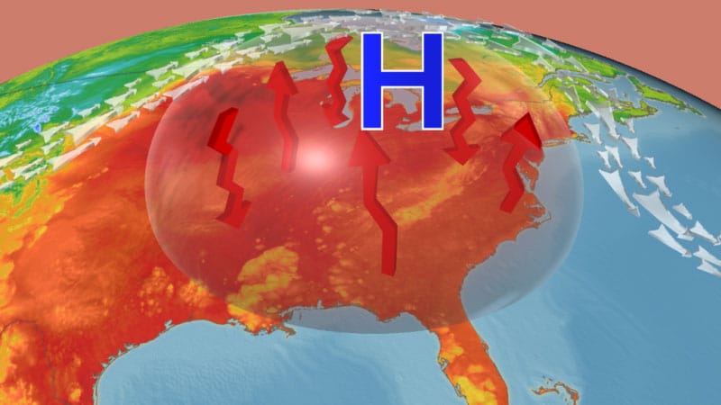 Heat Dome Graphic from CNN