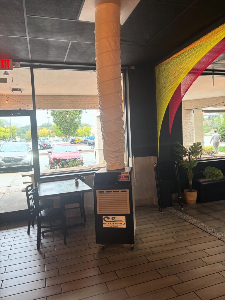 spot cooler at taco place