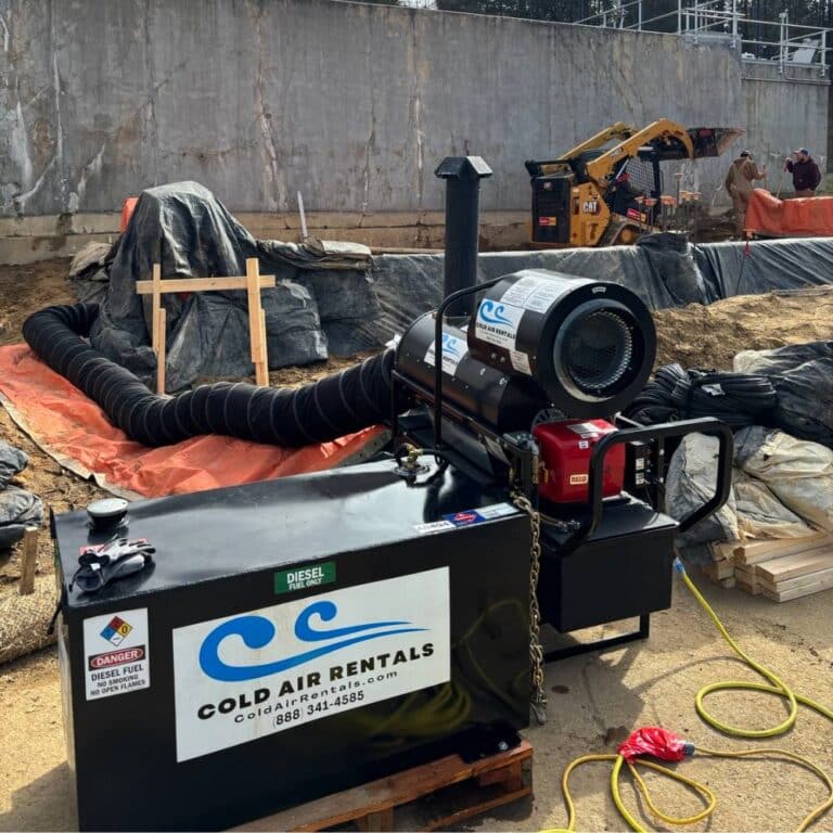 Temporary Heating Temporary Heating Installed for Construction Site in Weaverville, NC ...